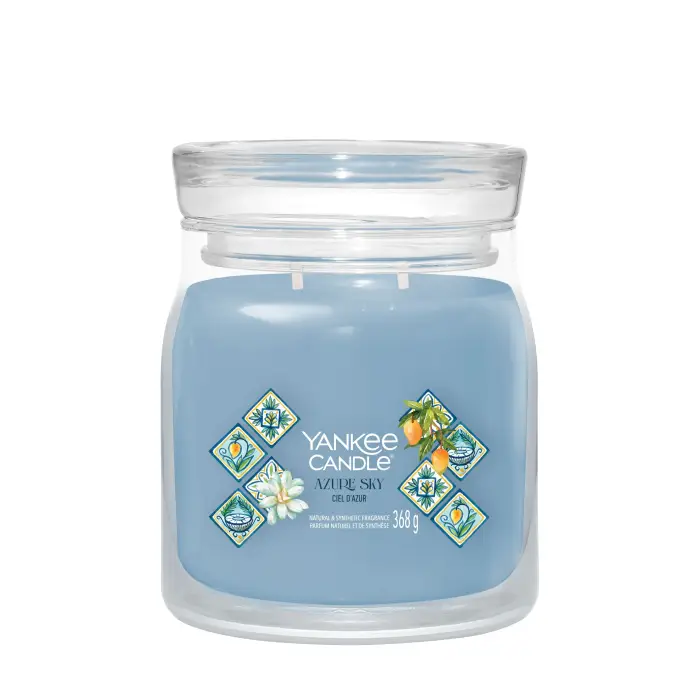 Yankee Candle Signature Jar Candles Azure Sky 368g - Candela Profumata