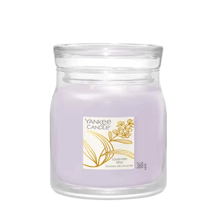 Yankee Candle Signature Jar Candles Lavender Bliss 368g - Candela Profumata