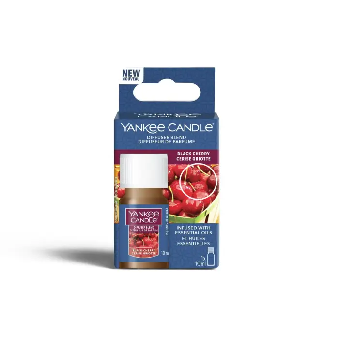 Yankee Candle Ultrasonic Aroma Diffuser Black Cherry Refill 10ml - Profumo per Diffusore