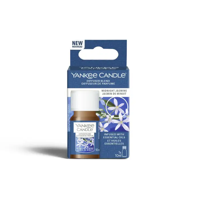 Yankee Candle Ultrasonic Aroma Diffuser Midnight Jasmine Refill 10ml - Profumo per Diffusore