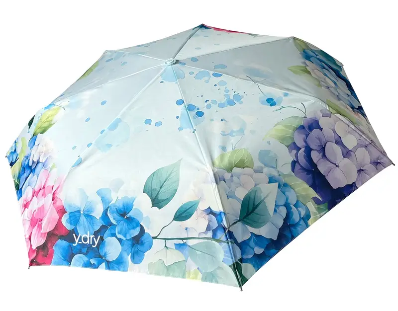 Ydry Ombrello pieghevole automatico Y-dry Ortensie Sky