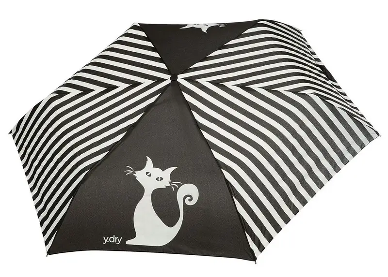 Ydry Ombrello pieghevole automatico Y-dry Romeo Nero
