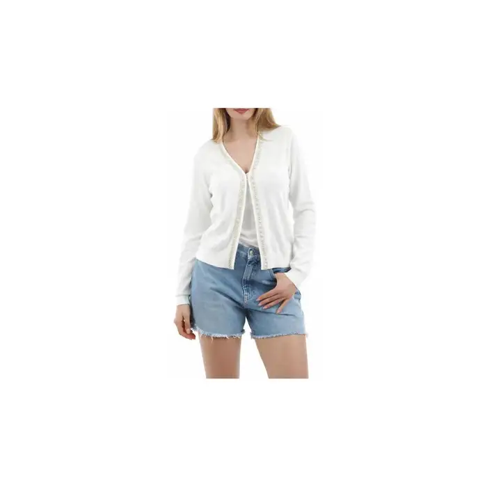 Yes Zee Gilet / Cardigan ATRMPN-56183 Bianco