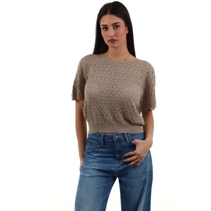 Yes Zee T-shirt ATRMPN-56189 Beige
