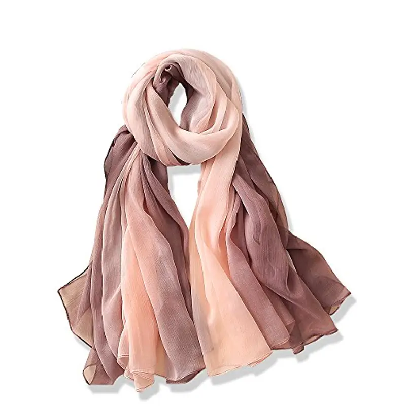 YFZYT Donna Lungo Sciarpa Wraps Chiffon Scarf, Signora Elegante Multicolore Primavera Estate Sciarpa Scialle Stole