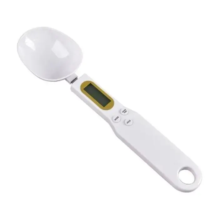 1 pz Mini bilancia elettronica 500g 0 1g Display LCD digitale peso cottura cucchiaio dosatore utensile da cucina bianco