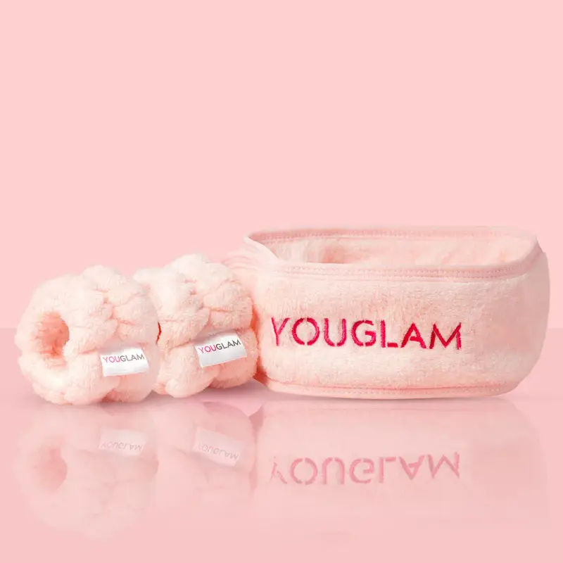 YouGlam KIT FASCIA E POLSINI MICROFIBRA