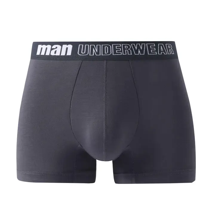 Intimo da uomo Grandi boxer Slip Mutandine di grandi dimensioni Moda Mutandine Mutande Undies ML XL 2XL 3XL 4XL 5XL 6XL 7XL M colore grigio scuro