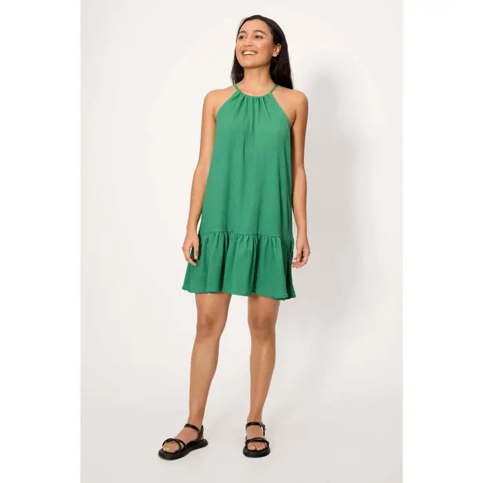 Ysabel Mora Abito corto Abito corto leggero con spalline verdi Verde