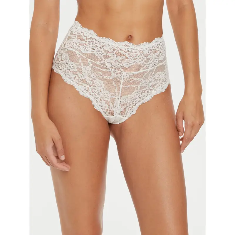 Ysabel Mora Mutande classiche a vita alta 10141 Bianco