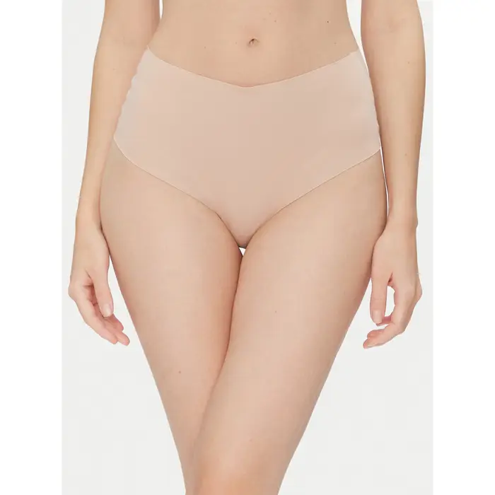 Mutande classiche a vita alta 19662 Beige