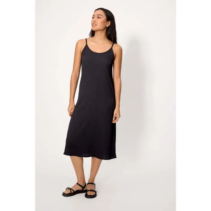 Ysabel Mora Vestiti midi Abito lungo nero leggero