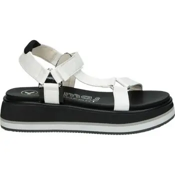 Yumas Sandali con zeppa PRIMULA Bianco