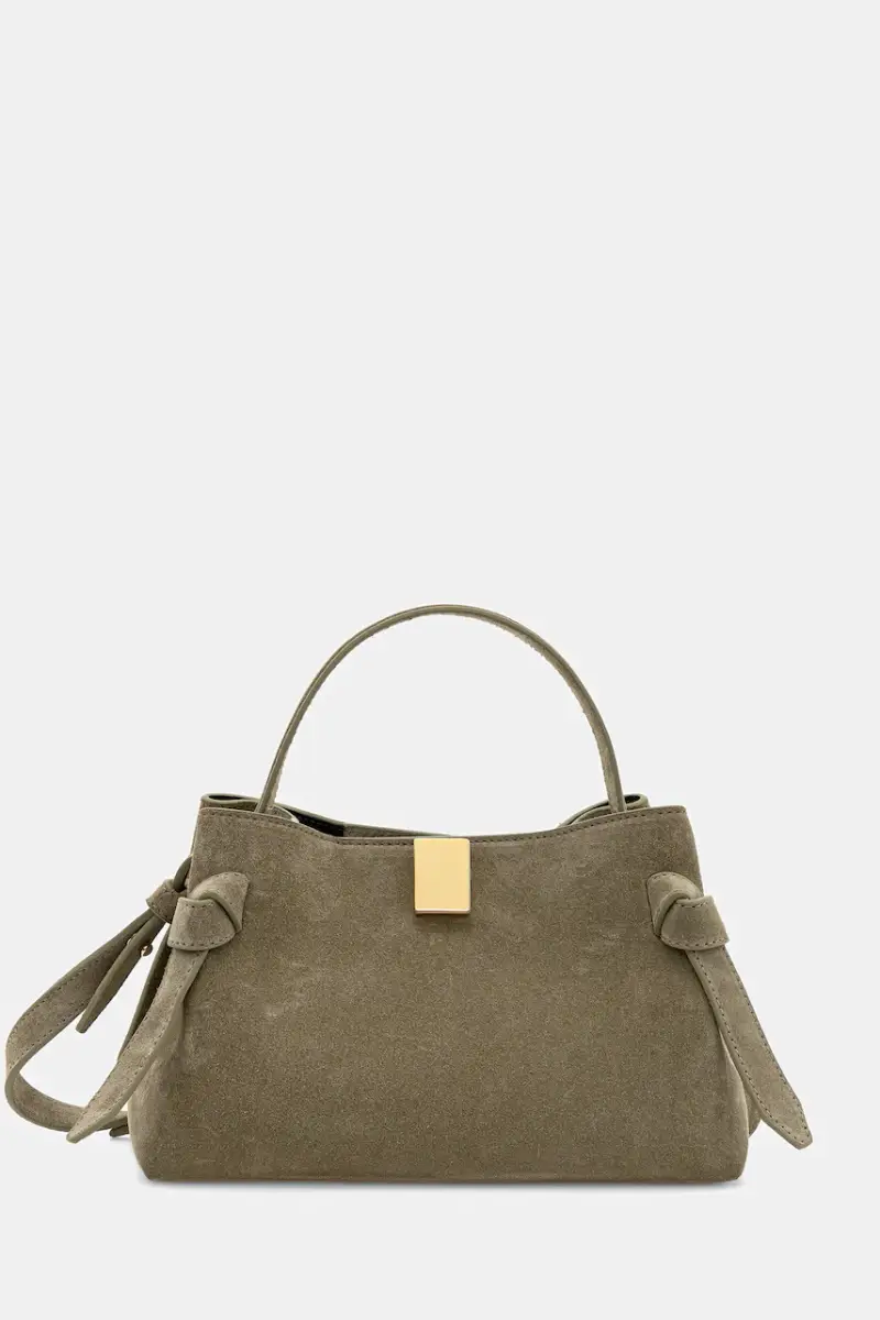 Yuzefi borsa in pelle scamosciata GYOZA MINI Verde