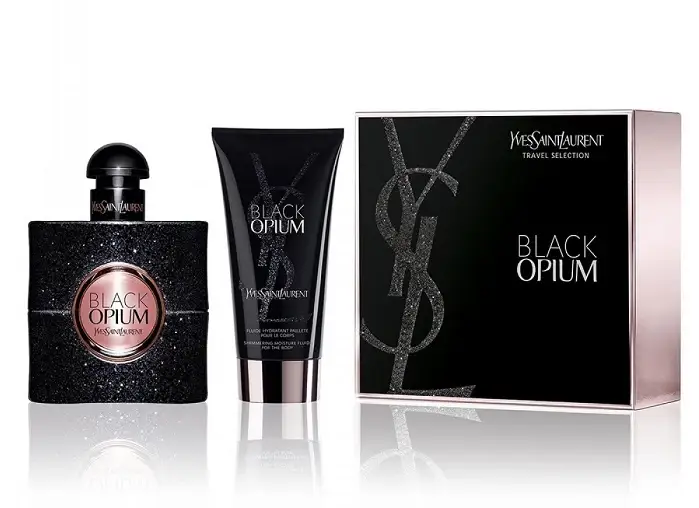 Yves Saint Laurent Black Opium - EDP 50 ml + emulsione per il corpo con glitter 50 ml
