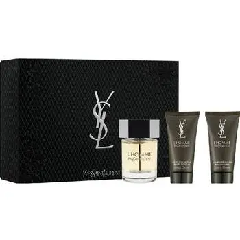 Yves Saint Laurent Cofanetto regalo L Homme EDT 100 ml Balsamo dopobarba L Homme 50 ml Gel doccia e L Homme 50 ml 100 ml