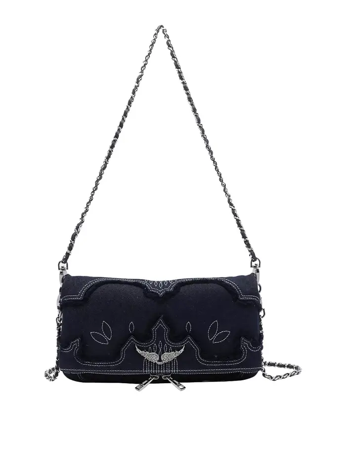 Zadig&Voltaire borsa a tracolla silent rock Blu