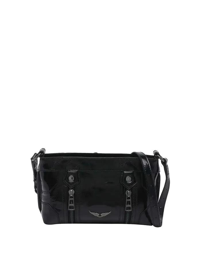 Zadig&Voltaire Borsa a tracolla vintage E B nera Sunny Mood Nero