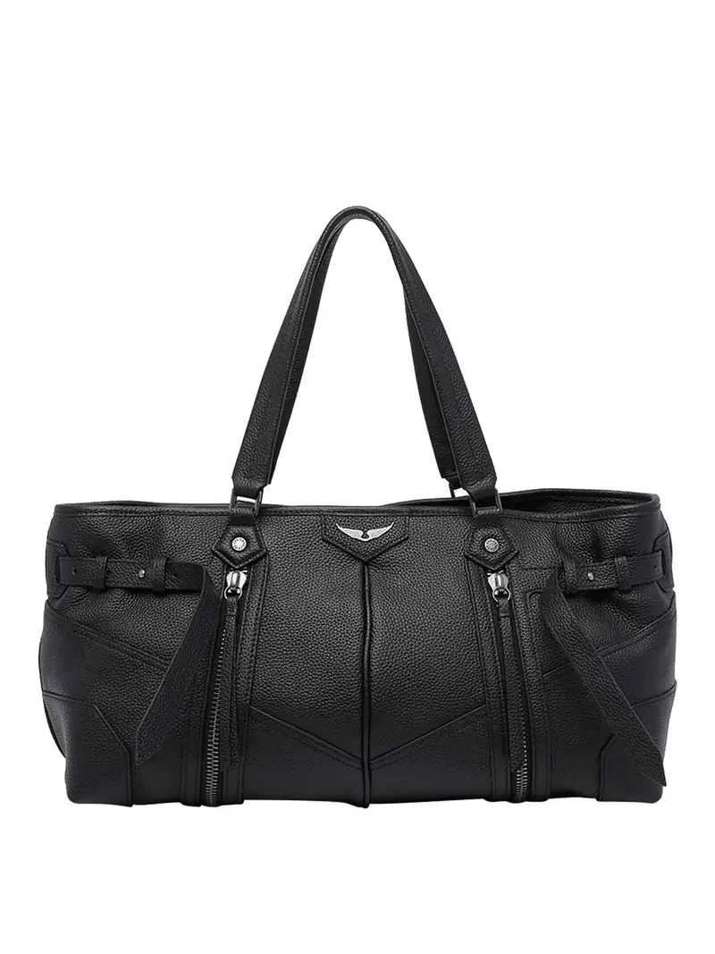 Zadig&Voltaire Borsa shopping nera soleggiata Nero