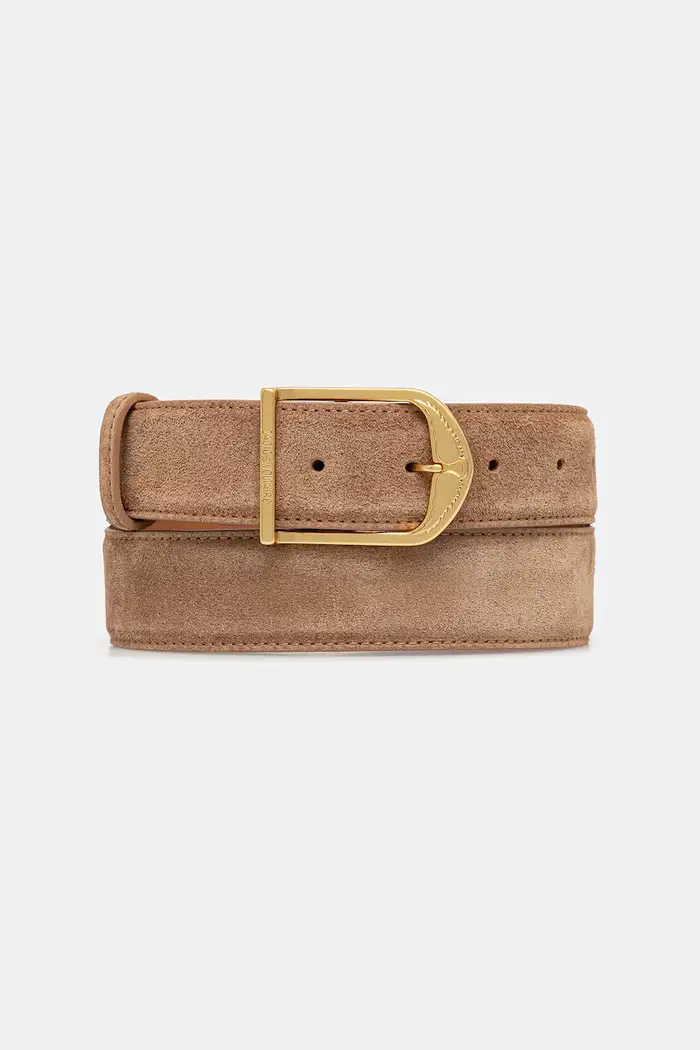Zadig&Voltaire cintura in pelle scamosciata Marrone