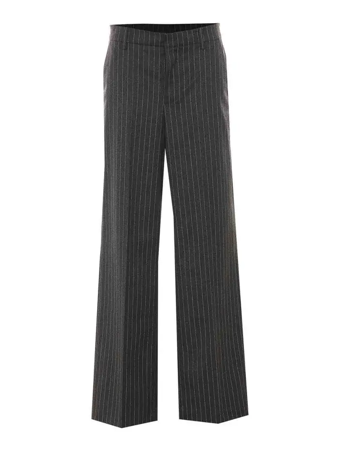 Zadig&Voltaire pantaloni a righe antracite Grigio
