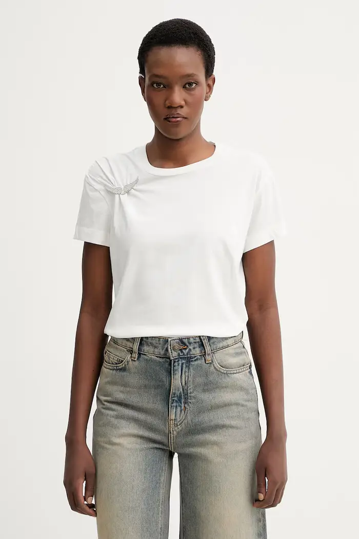 Zadig&Voltaire t-shirt in cotone Beige