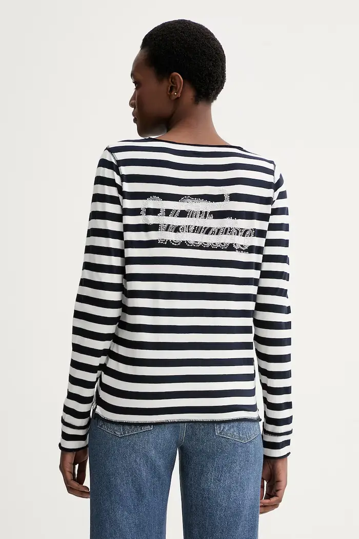 Zadig&Voltaire top a maniche lunghe in cotone Nero