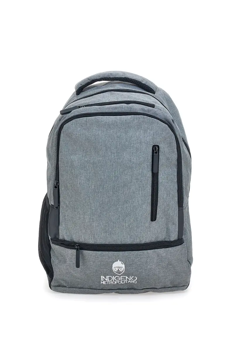 INDIGENO METROPOLITANO Zaino con Porta PC Grigio 21105