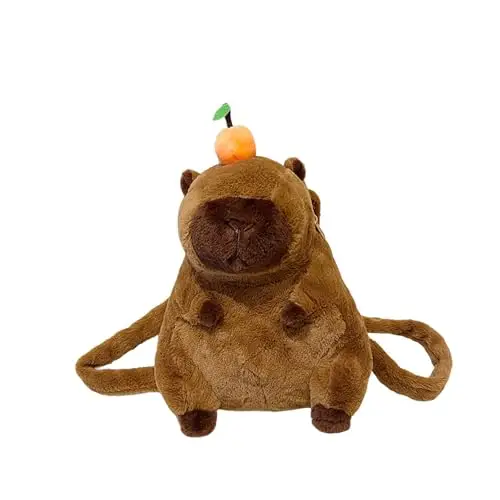 Gramigg Zaino Creativo Di Peluche Per Bambini Borse Crossbody Casual Spalla, F, Mass Beauty