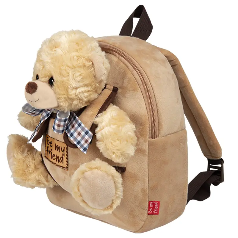 Perletti Zaino Morbido con Peluche