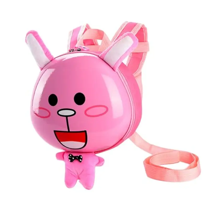 Generic Zaino rigido per bambini, grazioso zaino per asilo nido per ragazzi e ragazze, borsa leggera per scuola materna e viaggio, rosa