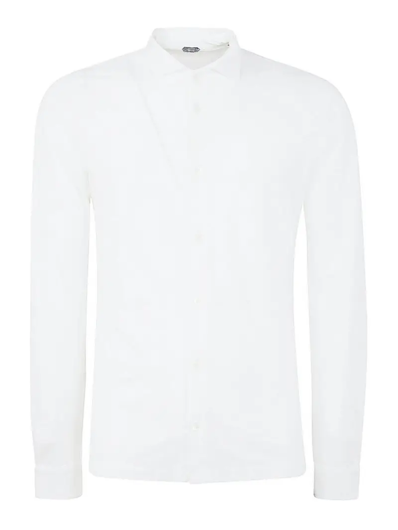 Zanone Camicia classica in cotone Bianco
