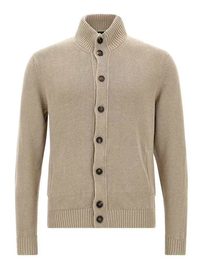Zanone Chiato Cardigan Beige