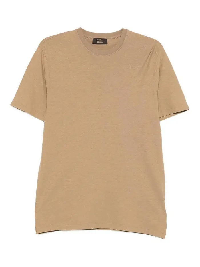 Zanone T-Shirt Con Maniche Corte Beige