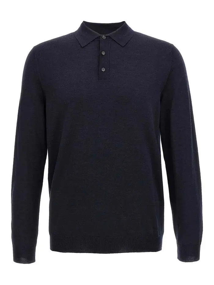 Zanone T-shirt di lana vergine Blu