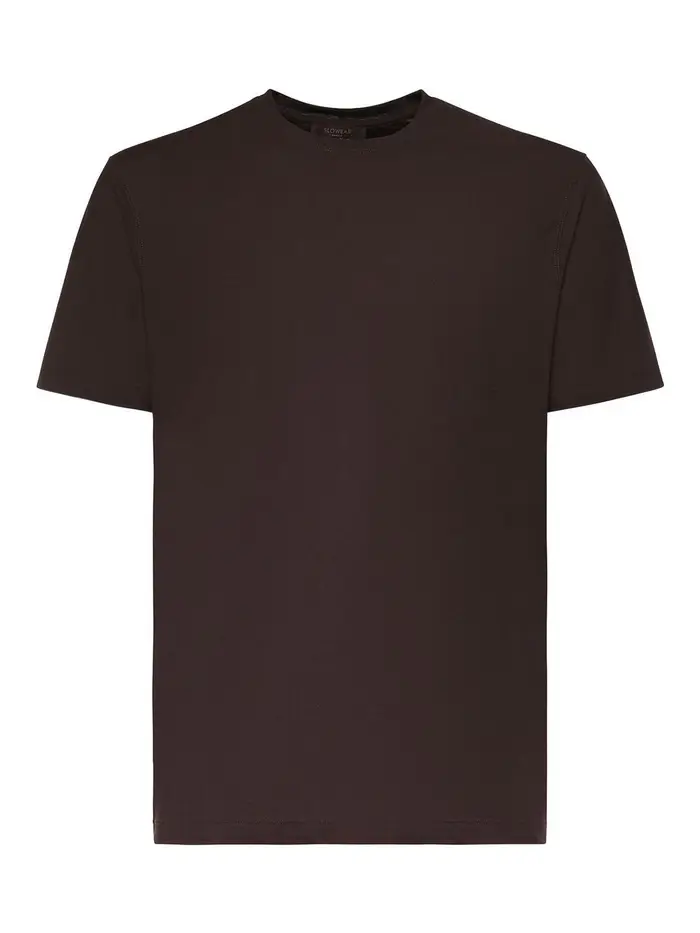 Zanone T-shirt in cotone Marrone