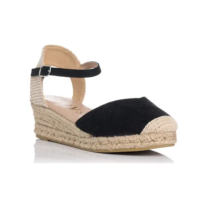 Sandali con zeppa Zapp 102 Nero