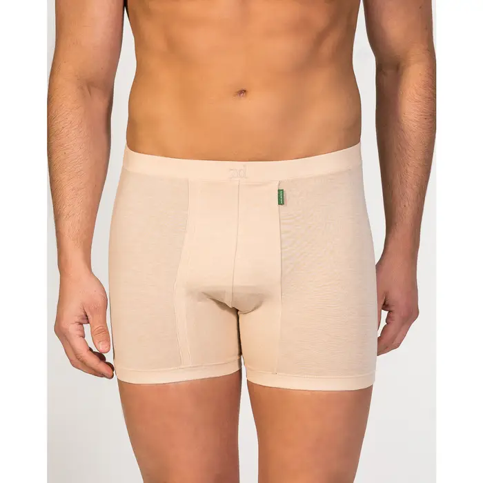 Boxer Zd - Zero Defects Boxer con apertura uomo cotone egiziano Beige