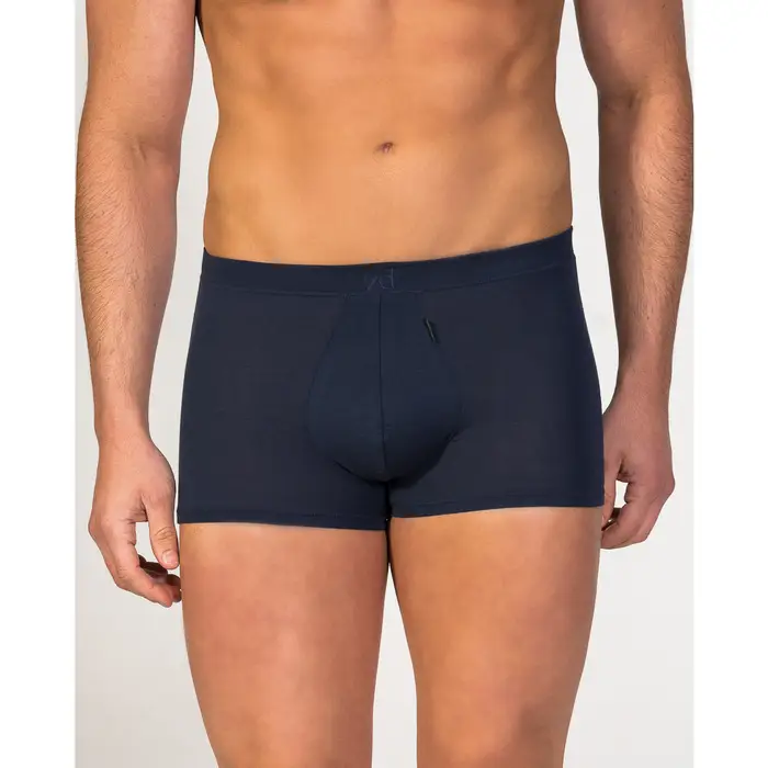 Boxer Zd - Zero Defects Boxer corto uomo cotone egiziano Blu
