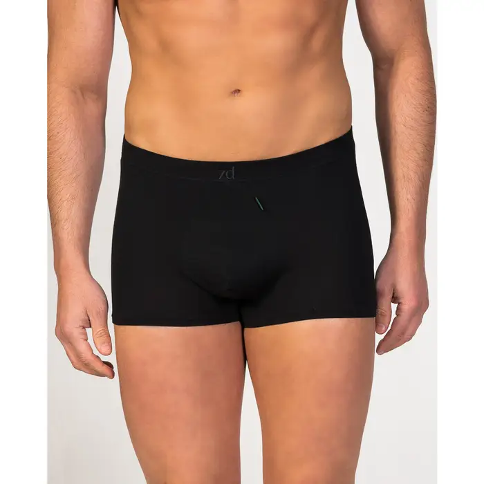 Boxer Zd - Zero Defects Boxer corto uomo cotone egiziano Nero