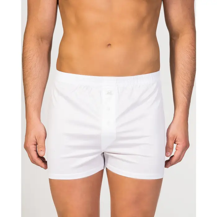 Boxer Zd - Zero Defects Boxer uomo filo di Scozia Bianco