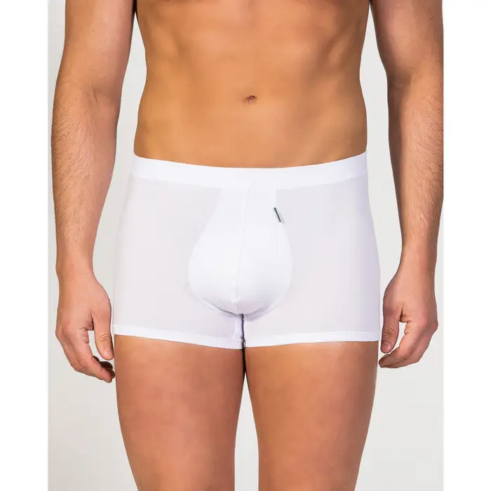 Mutande uomo Zd - Zero Defects Boxer corto uomo cotone egiziano Bianco