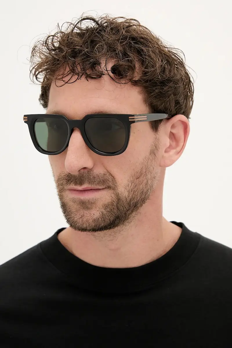 Zegna occhiali da sole colore nero EZ0248_5005R