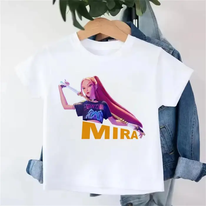 zengyanqin02 Maglietta Derpy Tiger Kpop Demon Hunters per Bambini Bambina Bambino Maglietta Carino Tigre Cartone Animato Vestiti 2025