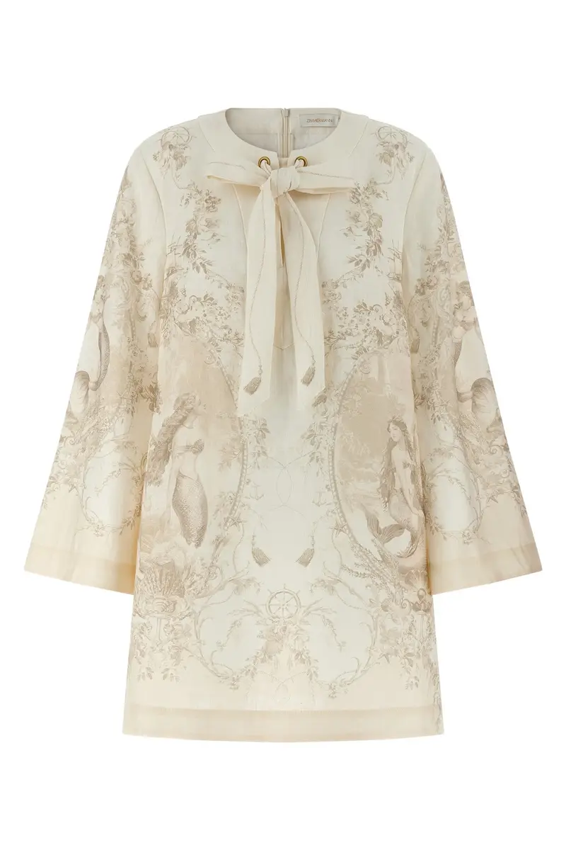 ZIMMERMANN Abito Tunica Beige