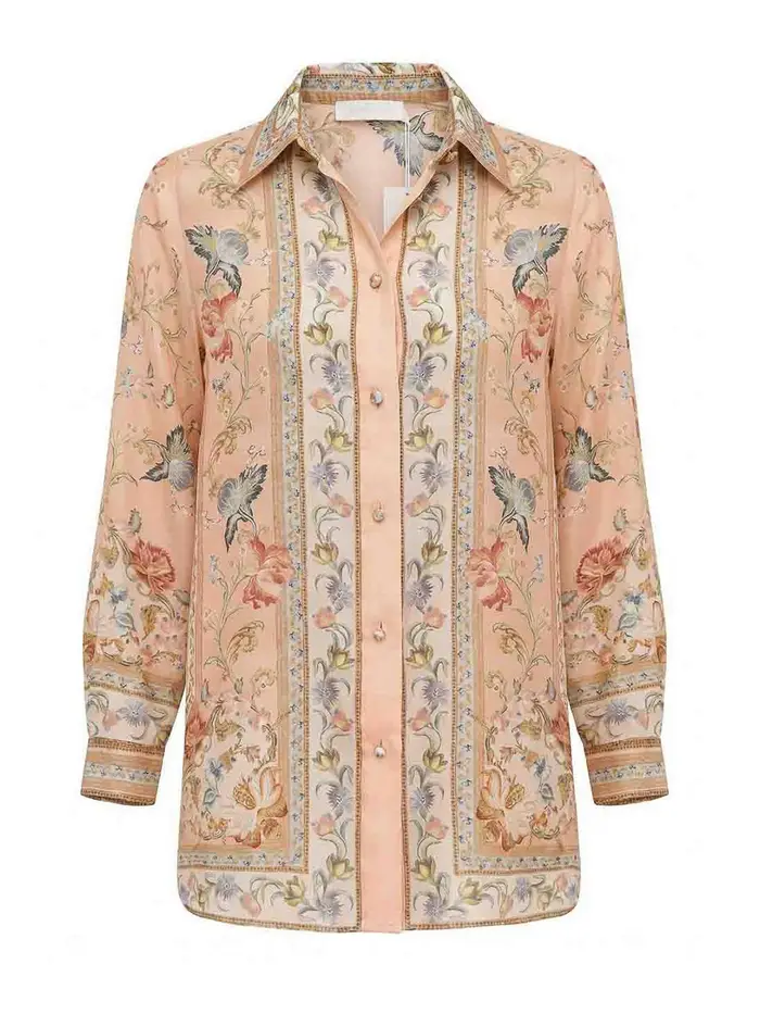 Zimmermann Camicia Color Carne E Neutri