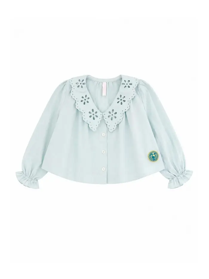 Zimmermann Camicia Con Ricamo Verde