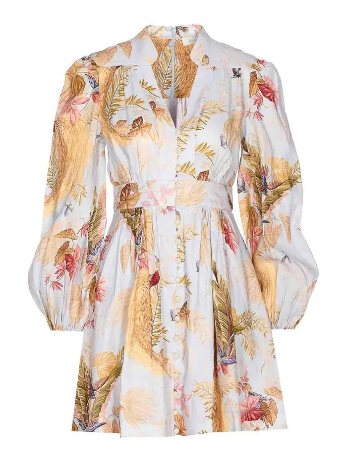 Zimmermann Vestito ascensione azzurro Multicolore