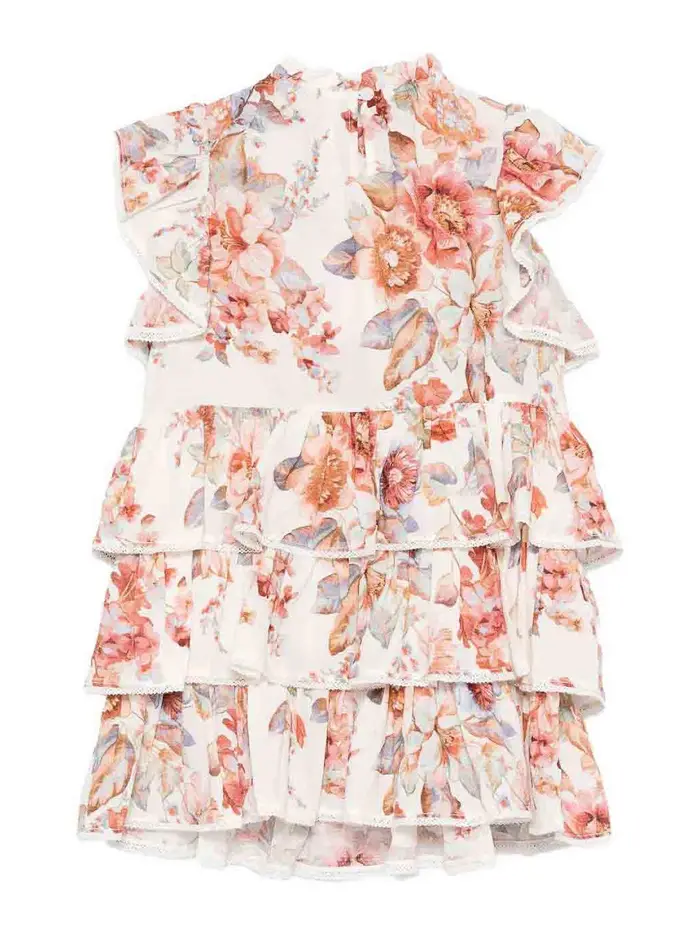Zimmermann Vestito Con Stampa Bianco