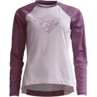 zimtstern Maglietta da bici PureFlowz a maniche lunghe da donna Lillà